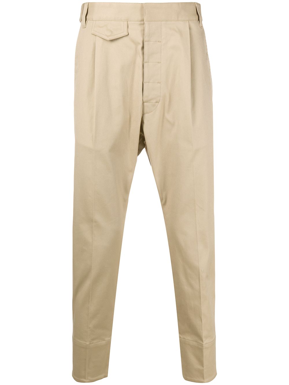 DSQUARED2 CROPPED TAILORED TROUSERS