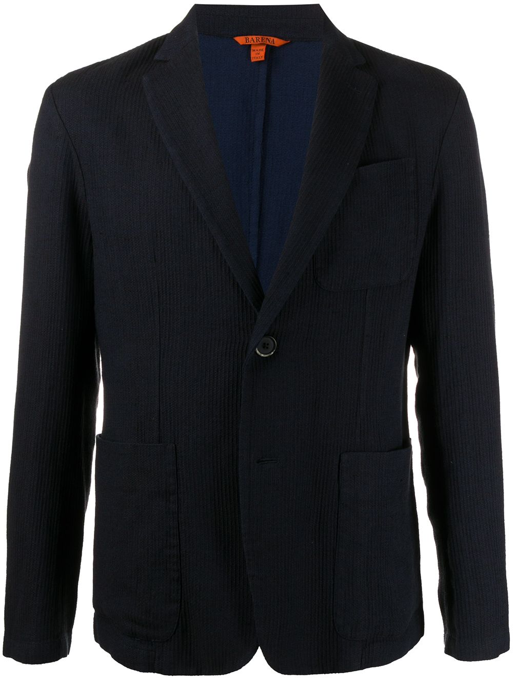 BARENA VENEZIA PATCH-POCKET SINGLE BREASTED BLAZER