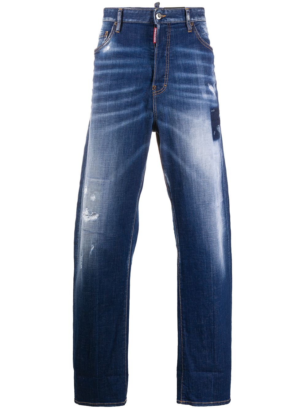 Dsquared2 Big Brad Jeans In Blue