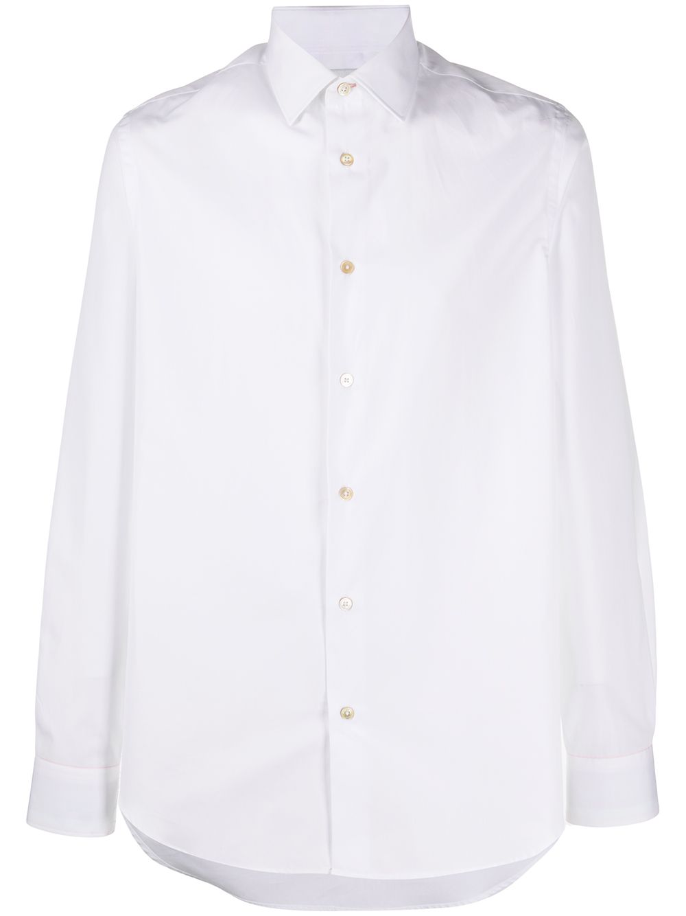 Paul Smith Cotton Buttoned Shirt In White