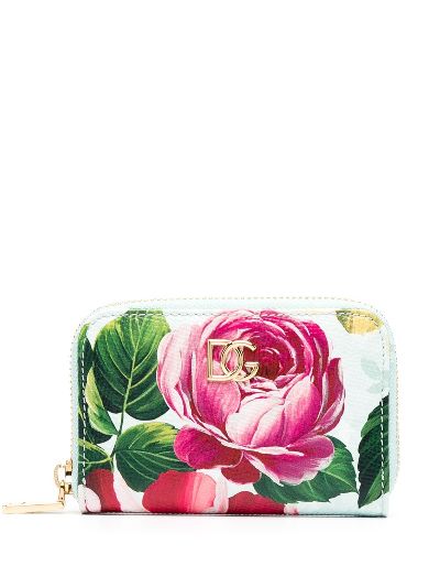 dolce and gabbana floral wallet