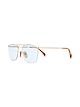 Image 2 of Eyewear by David Beckham DB 1001/S half rim geometric sunglasses