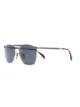 Image 2 of Eyewear by David Beckham aviator half-frame sunglasses
