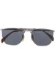 Image 1 of Eyewear by David Beckham aviator half-frame sunglasses
