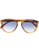 Image 1 of Eyewear by David Beckham aviator havana sunglasses