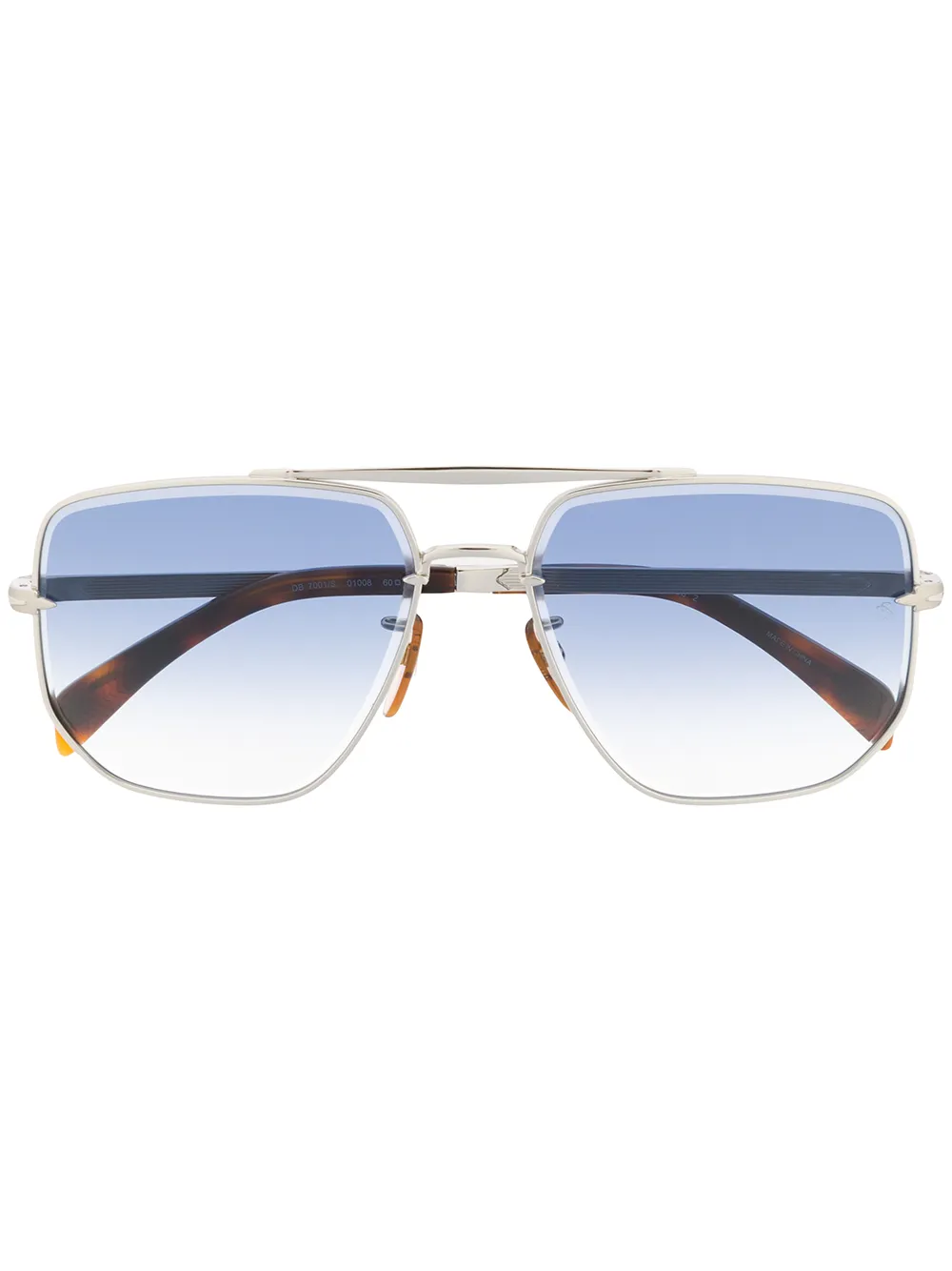 Image 1 of Eyewear by David Beckham square-frame sunglasses