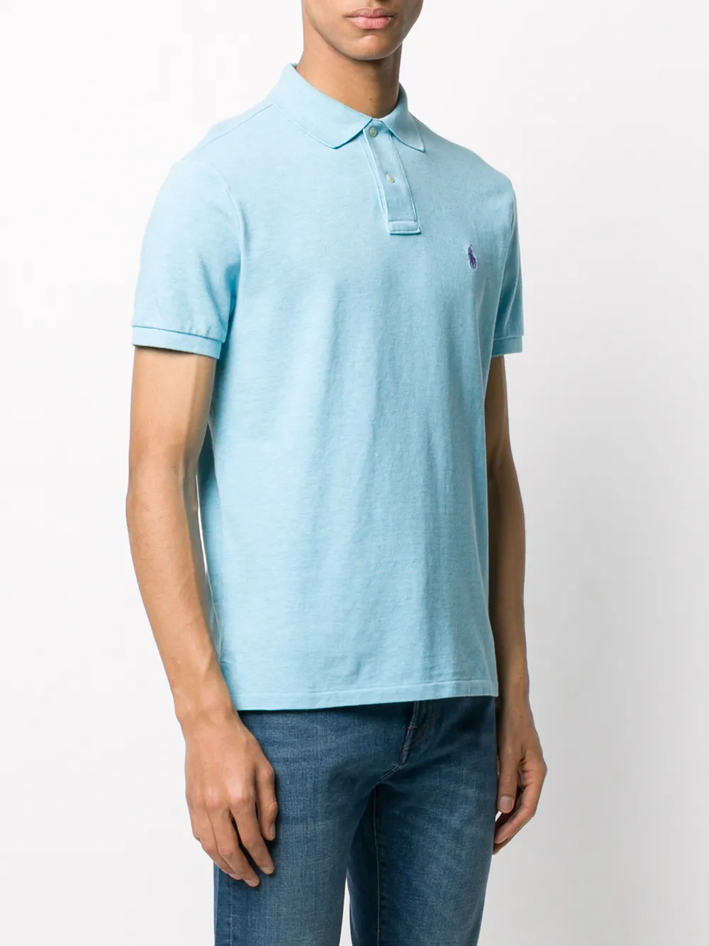 Polo Ralph Lauren Poloshirt met contrasterend logo Blauw