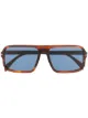 Image 1 of Eyewear by David Beckham square-frame sunglasses