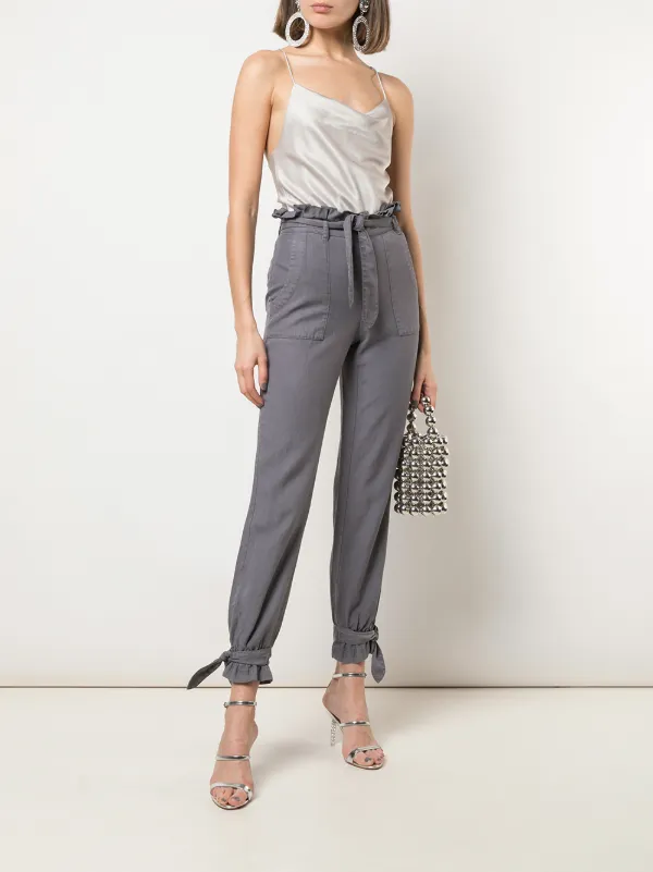 alice and olivia paperbag jeans