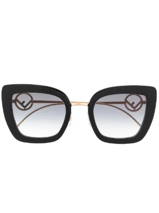 Fendi oversized cat eye sunglasses discount