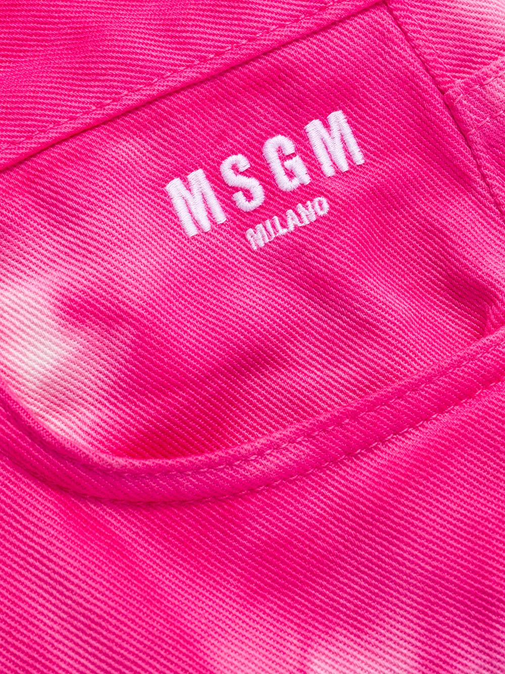 MSGM Jeans crop con fantasia tie dye | Image 7