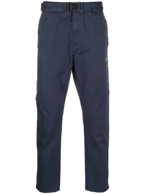 Off-White Hose mit geradem Bein