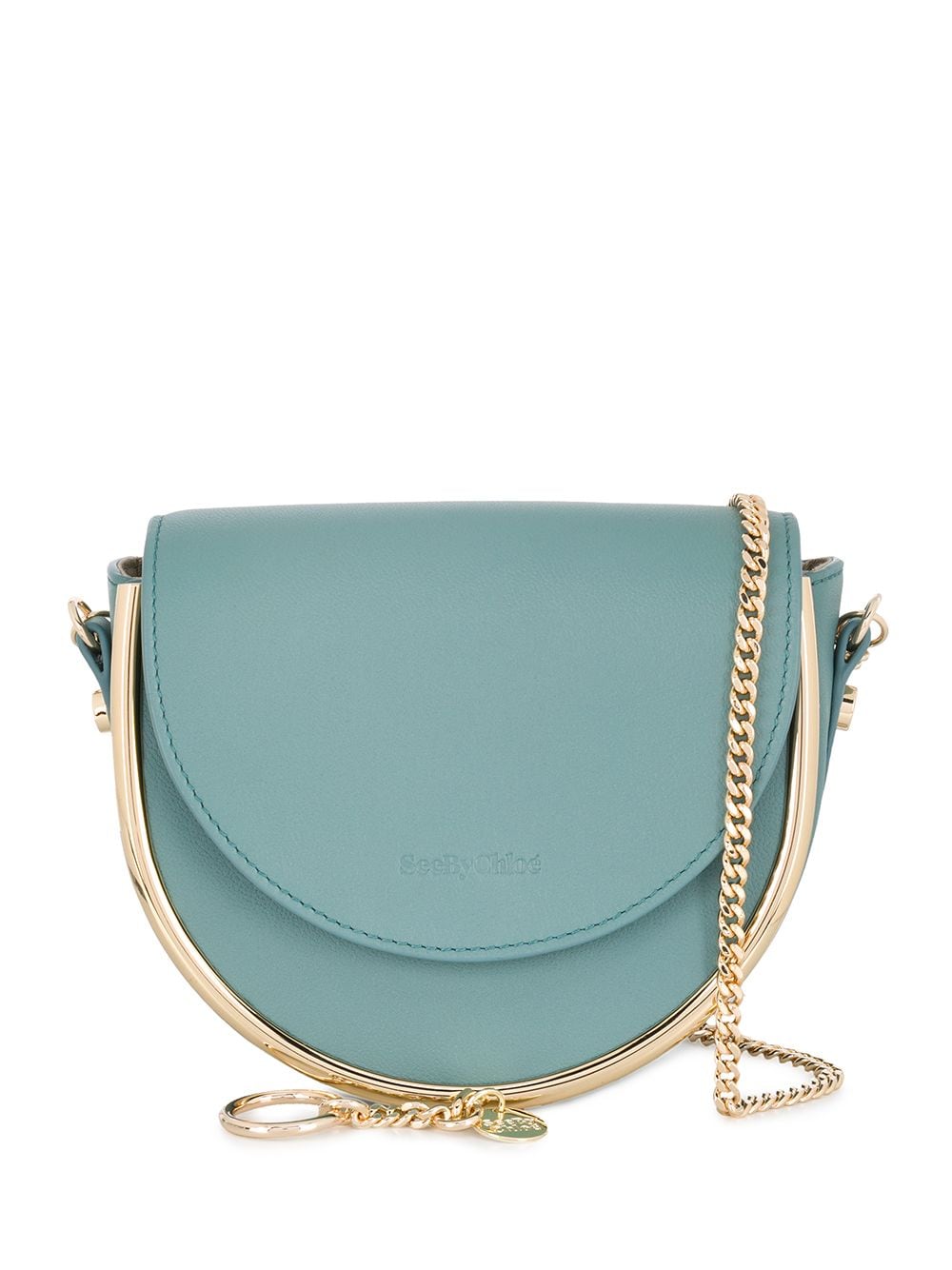 See By ChloÉ Mara Half-moon Crossbody Bag In Blue | ModeSens