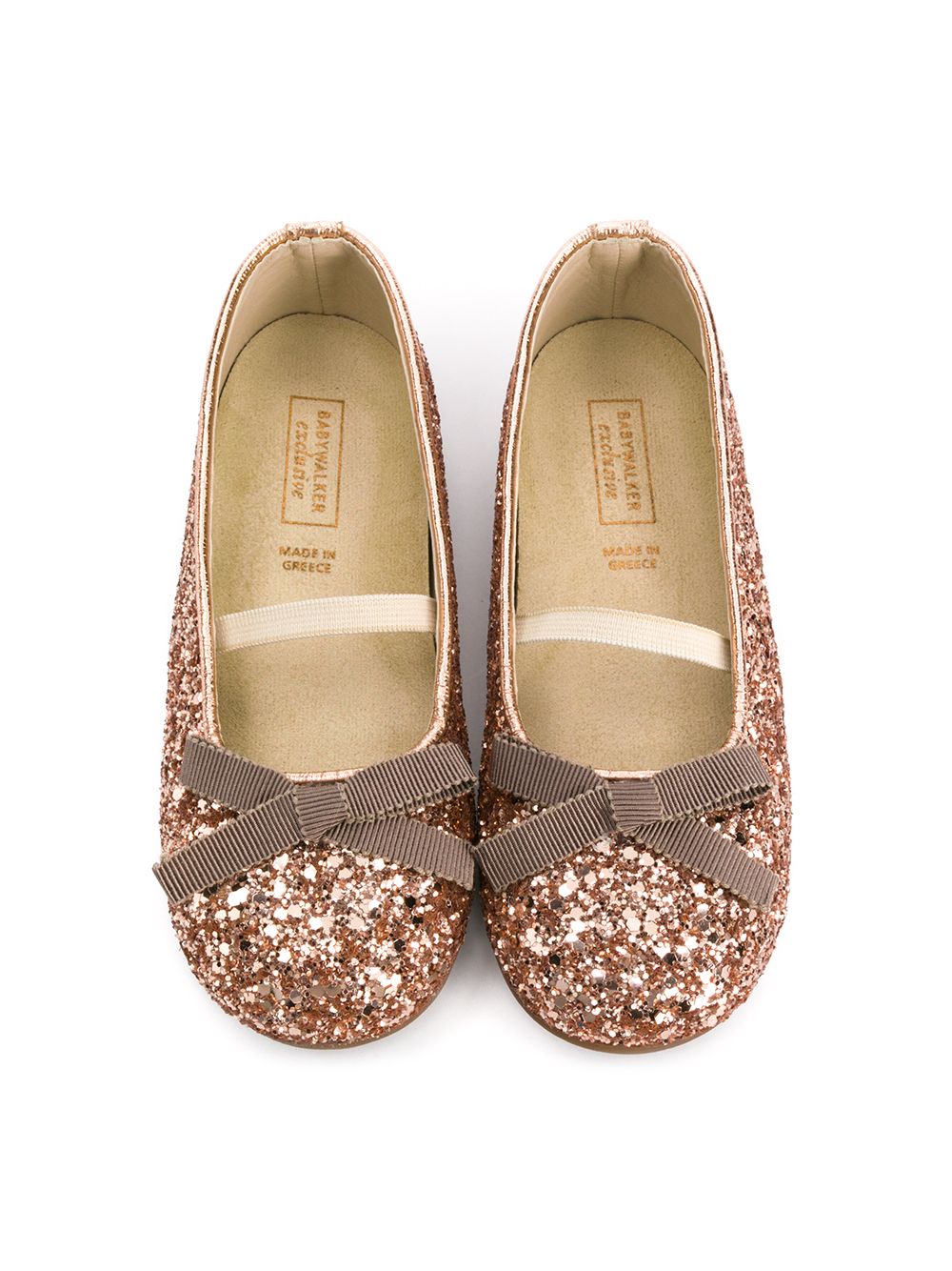 фото Babywalker glittered ballerina flats