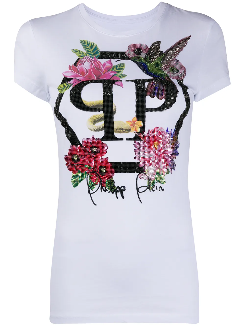 philipp plein crystal t shirt