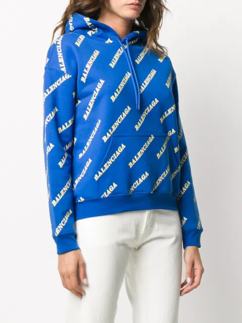 balenciaga blue hoodie