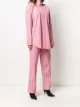 Balenciaga vertical-stripe oversized shirt