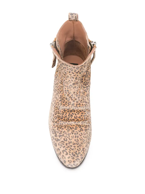 golden goose leopard boots