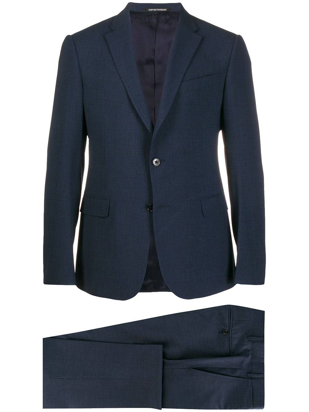 dark blue armani suit