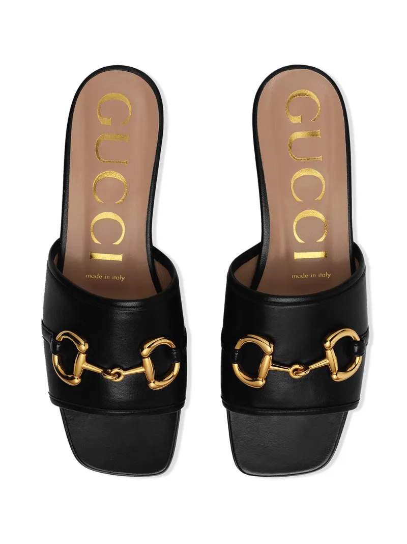 GUCCI HORSEBIT DETAIL SANDALS