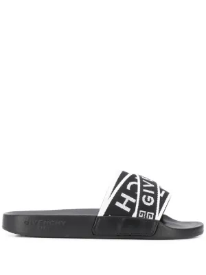 Womens Ladies Double Strap Fur Sliders Slip On Slides Summer Sandals Shoes Size