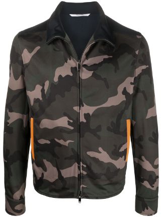 Valentino Garavani Camouflage Shirt Jacket - Farfetch