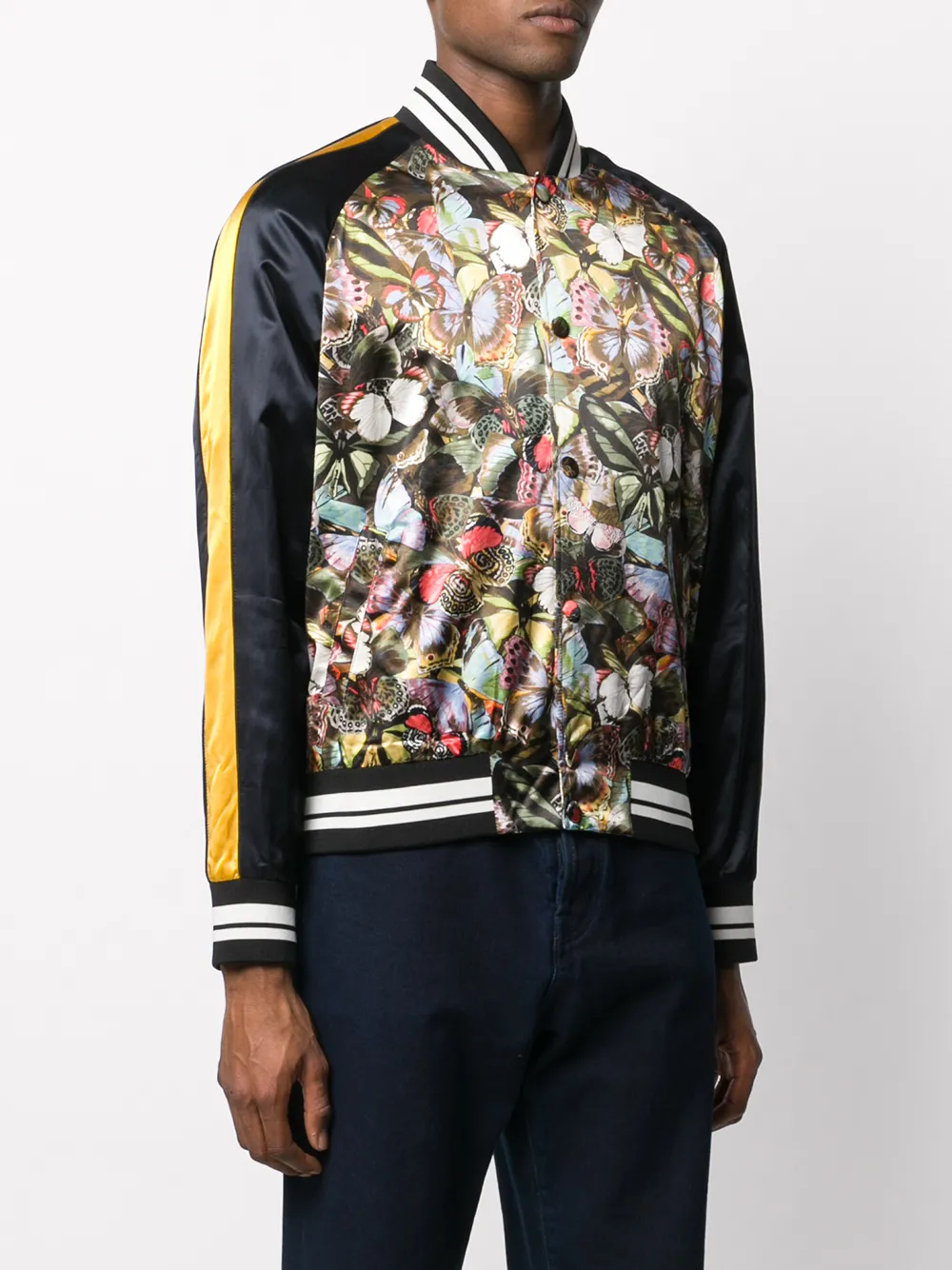 Valentino Garavani Bomberjack met vlinderprint Geel