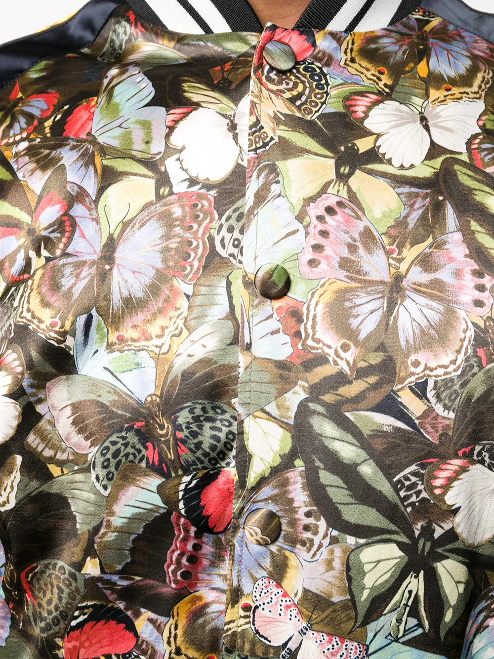 Valentino Garavani Bomberjack met vlinderprint Geel