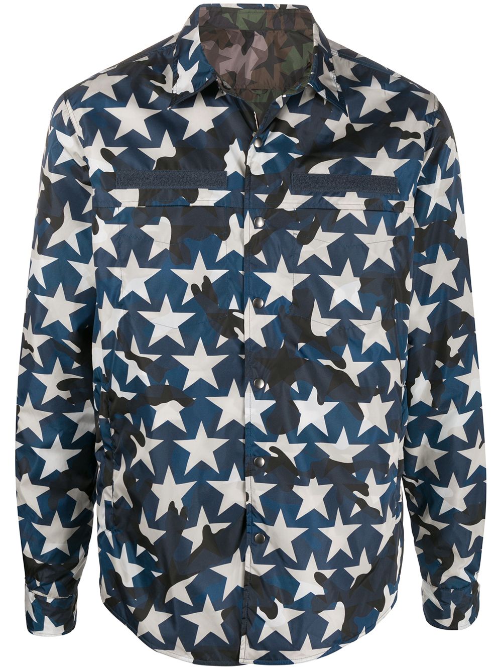 Valentino Garavani Jack met camouflageprint Blauw