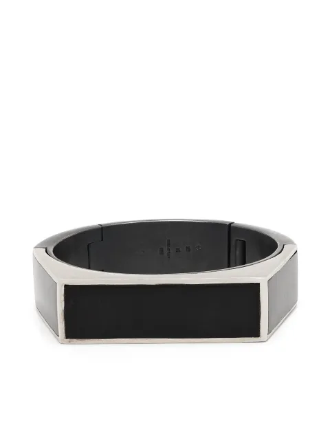 Parts of Four oversized two-tone bracelet
