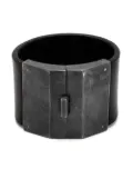 Parts of Four box lock bracelet - Black