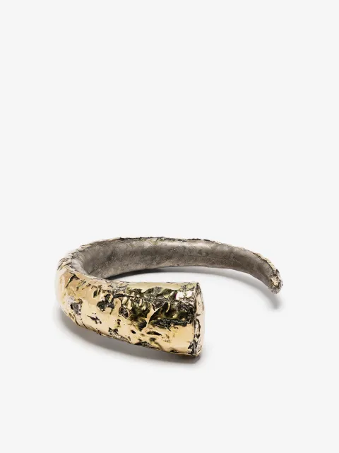 Parts of Four horn open bracelet