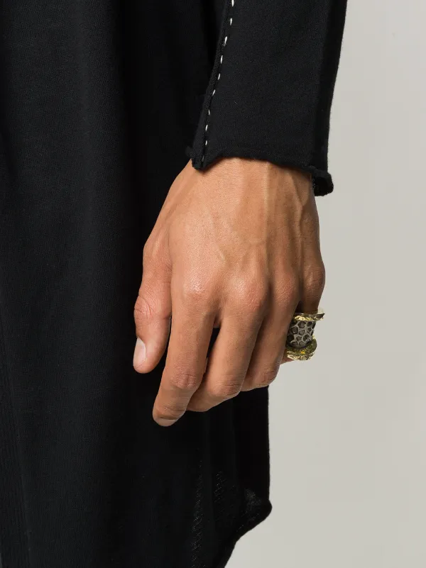 【入手困難】PARTS OF FOUR Chasm Ring v2 Parts Of Four Chasm V2 リング | シルバートーン | FARFETCH JP