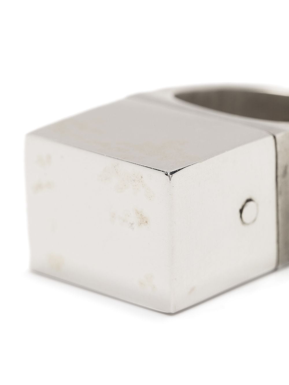 Shop Parts Of Four Geo Cube-shape Ring In Metallic