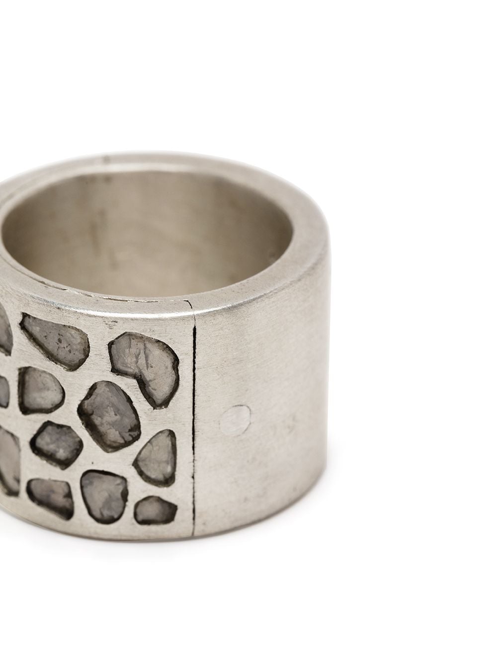 Shop Parts Of Four Sisteme Mega Pavé Ring In Silver