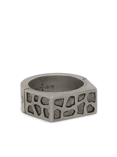 Parts of Four diamond-encrusted ring