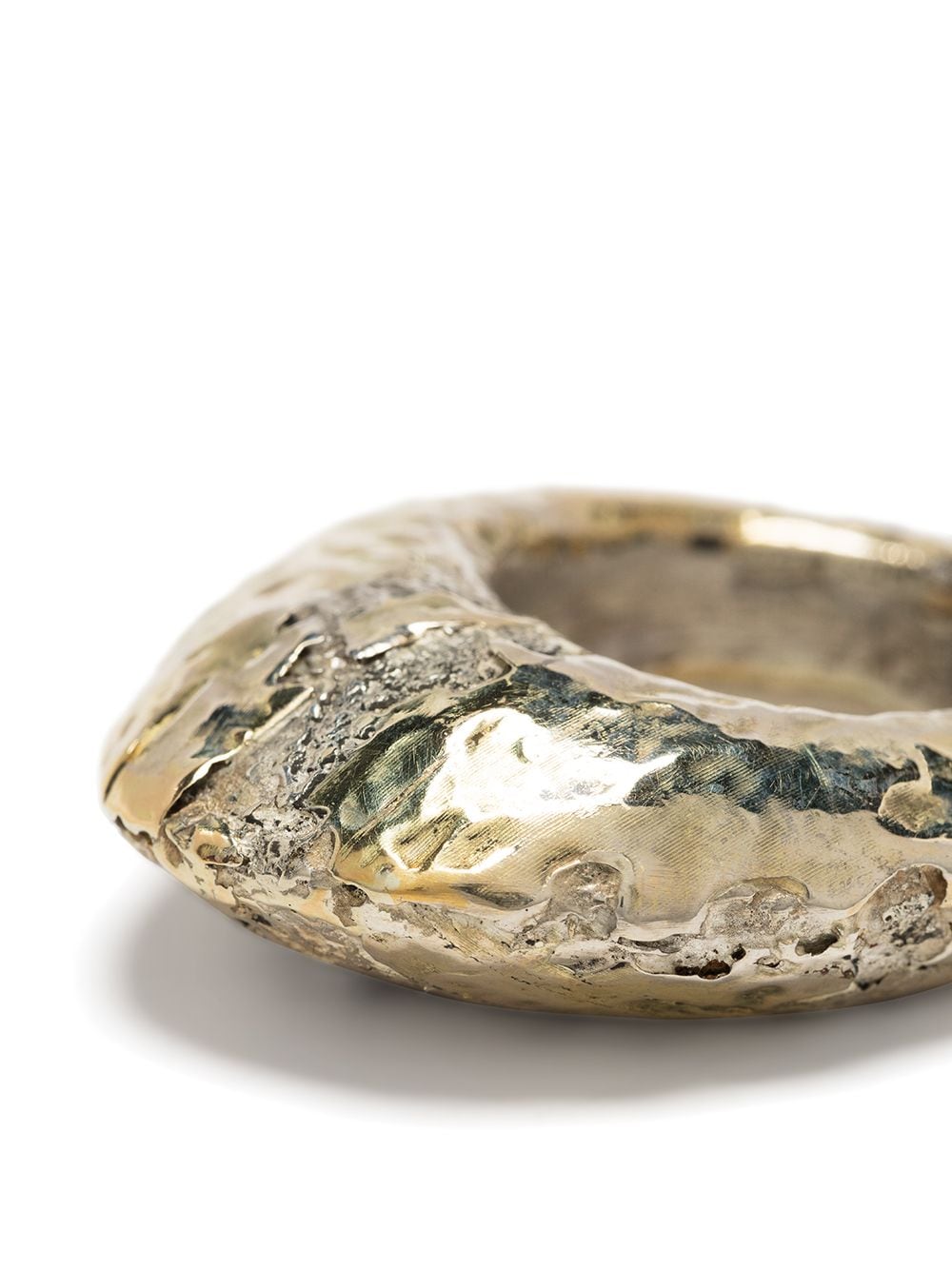 Shop Parts Of Four Tall Mountain Silver And Yellow Gold Ring