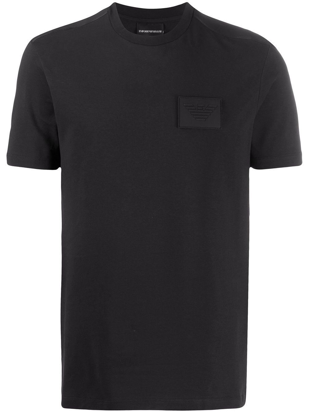 Emporio Armani Boxy Fit T-shirt In Black