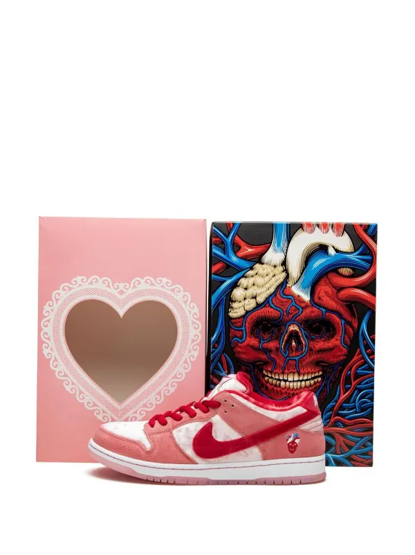 Strange Love Pink Shoes Low Designer Sports Skateboard Shoes For