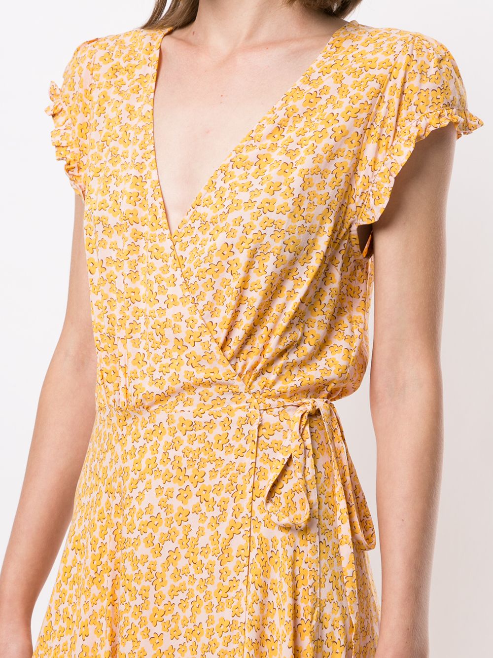 фото Auguste dean sierra floral-print wrap dress