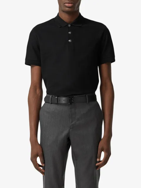 Burberry embossed buttons polo shirt 