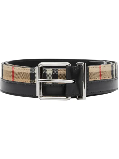 1983 check and leather belt