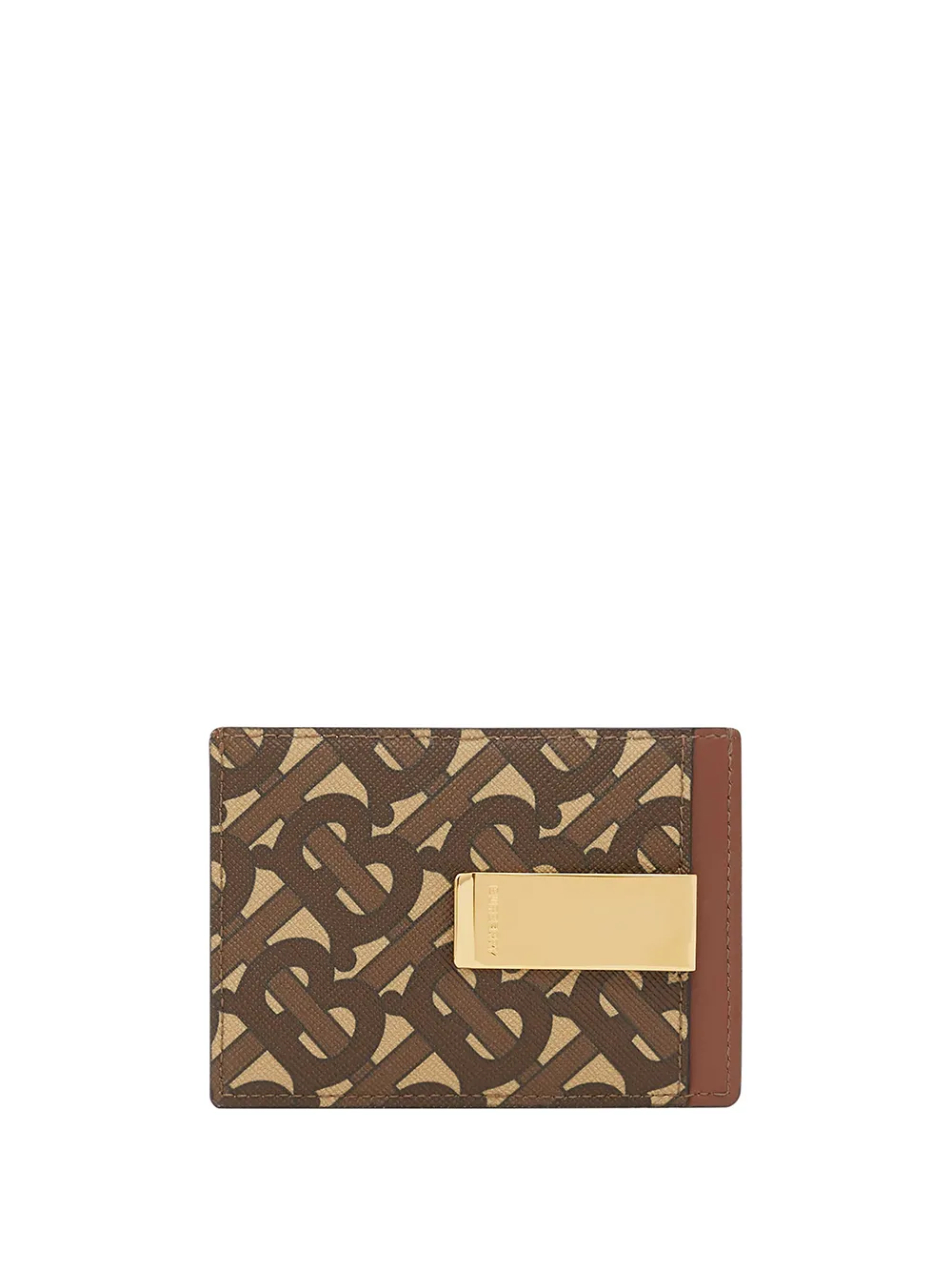 фото Burberry monogram print money clip card case