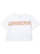 الصورة 1 من Burberry Kids تيشيرت بشعار شبك