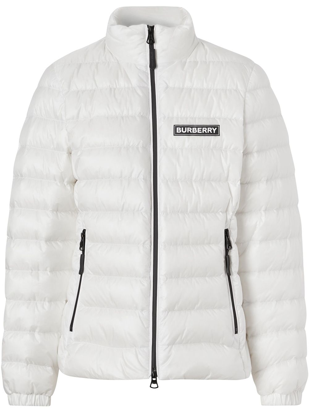 BURBERRY LOGO PRINT PUFFER JACKET