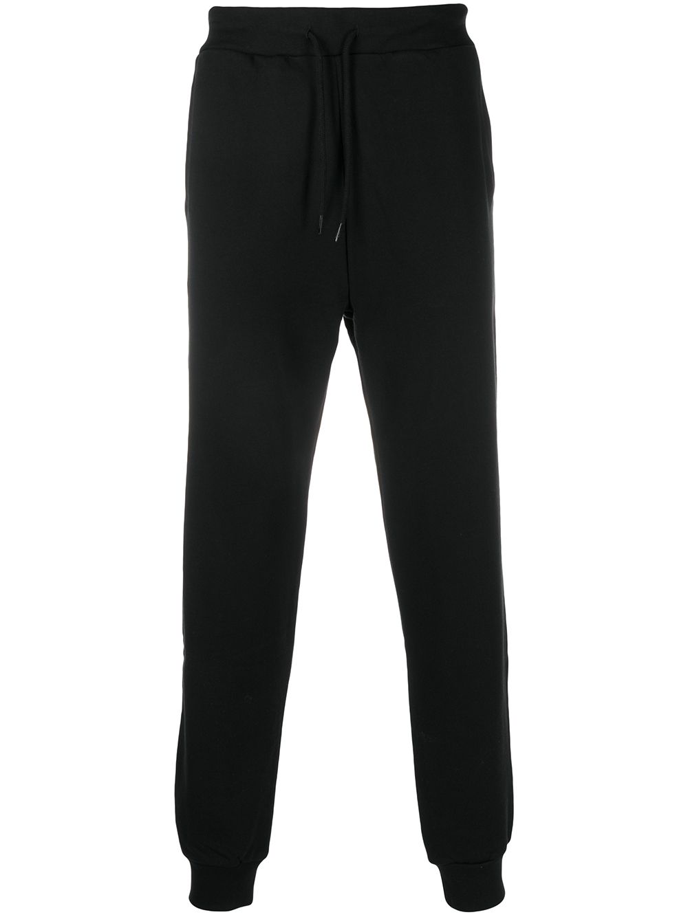 Shop Diesel Logo Printed Track Pants In Black