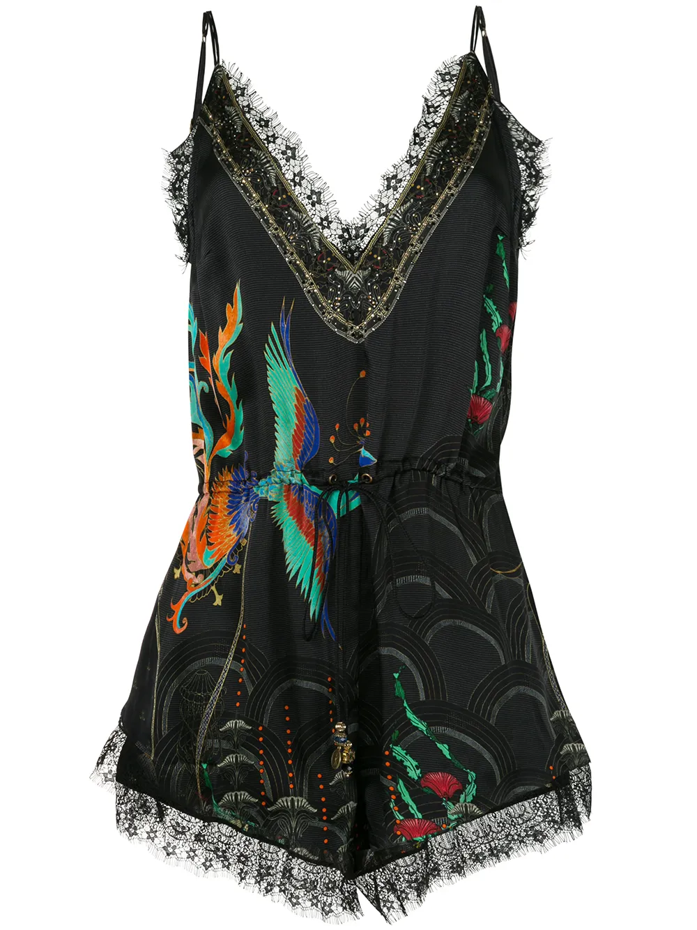 Camilla Playsuit Mit Spitzenborten 5RoWy 5bKab Camilla Playsuit Mit Spitzenborten 5RoWy 5bKab