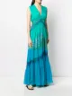 Alberta Ferretti lace panelled maxi dress