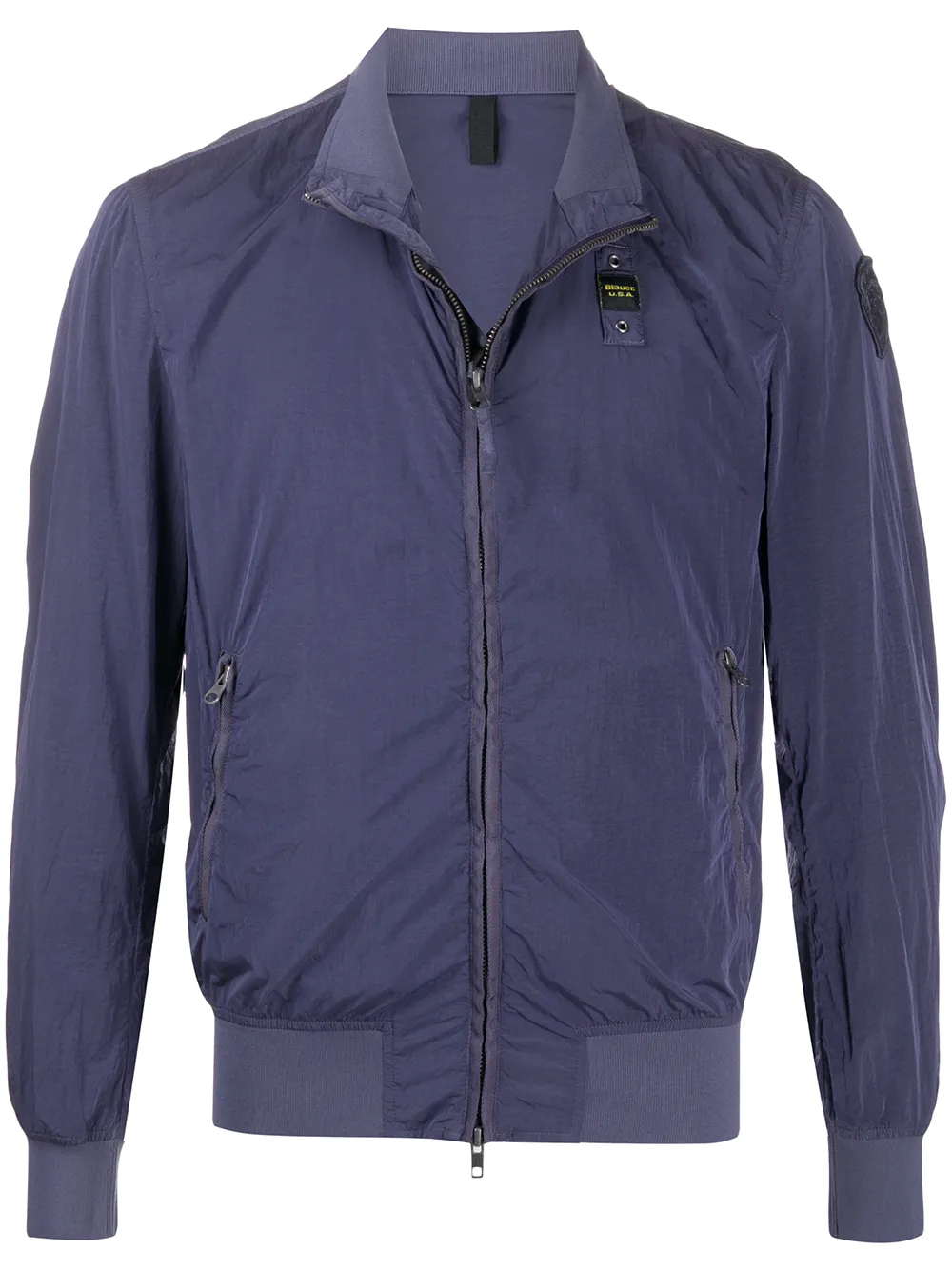 Blauer Lightweight Bomber Jacket In Blue