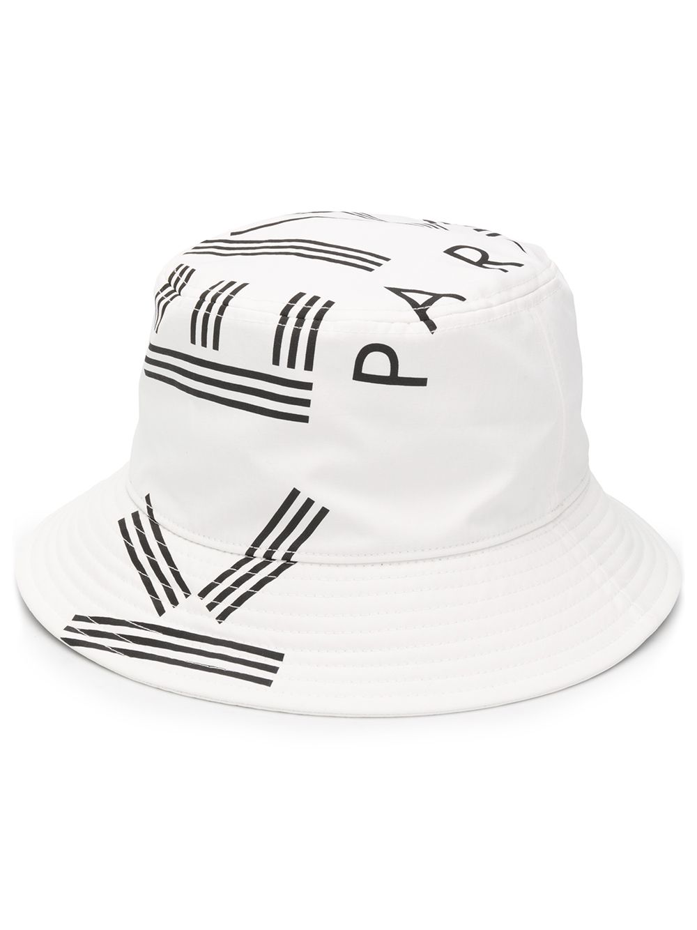 KENZO LOGO-PRINTED BUCKET HAT